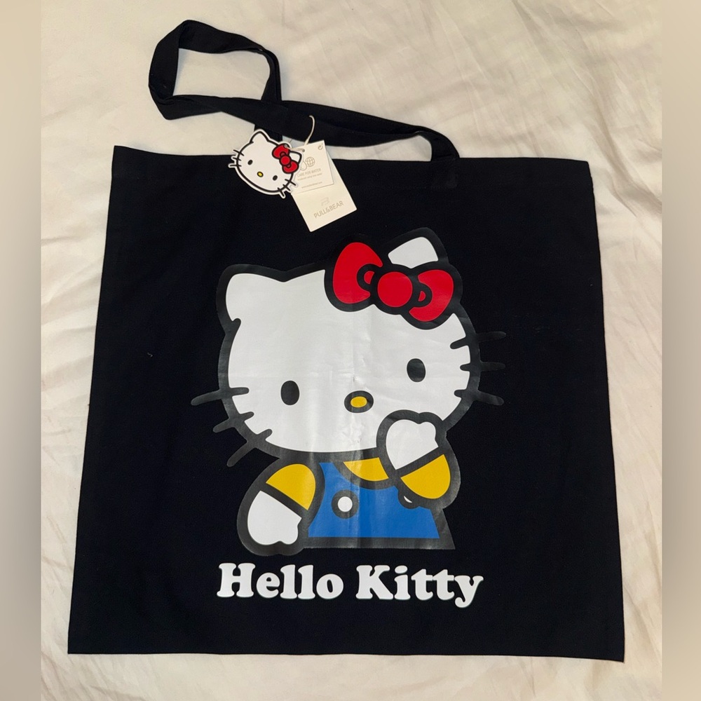 NWT Hello Kitty Black Tote Bag